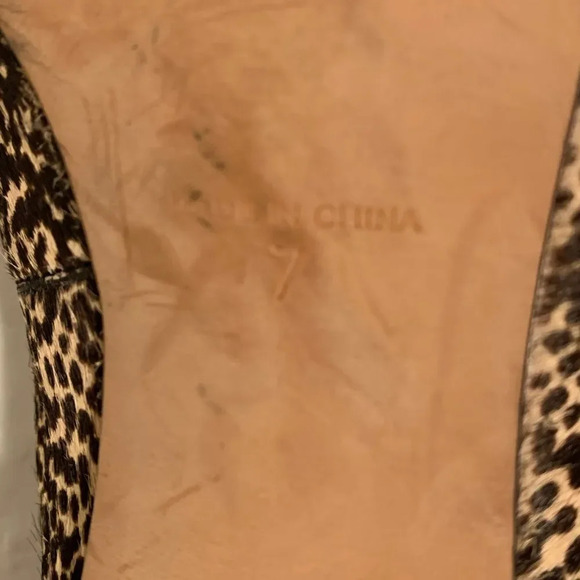 MADEWELL Two-Tone Leopard Speckle Print Stiletto Heels - Picture 9 of 9